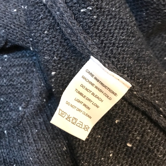 Scottish Blue Speckled Cardigan W/Toggle. Womens Medium. NWT - Picture 10 of 12